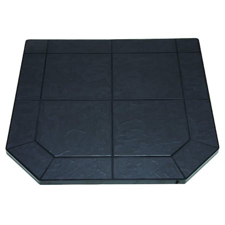American Panel 40 sl rg Volcanic Sand Tile Single Cut Corner Stove Board- 40 Inch X 40 Inch 272443